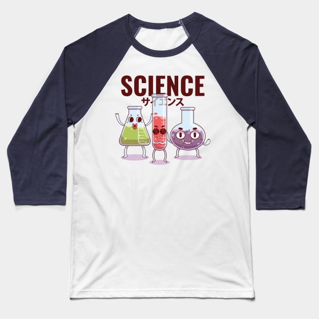 Anti Science Science Club Baseball T-Shirt by gunyuloid